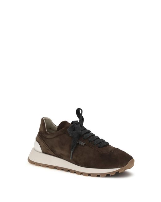 Brunello Cucinelli White Runner Sneakers