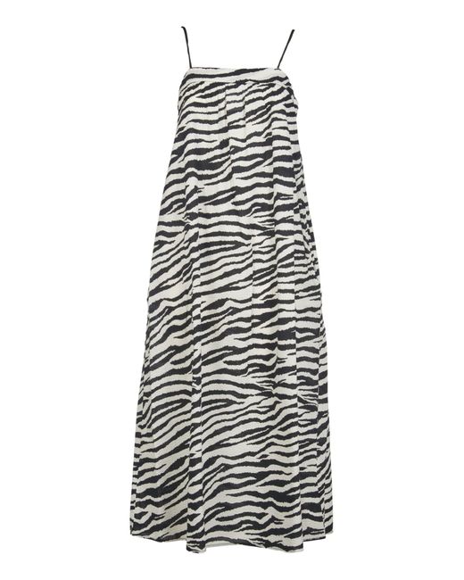 8pm White Zebra Print Dress