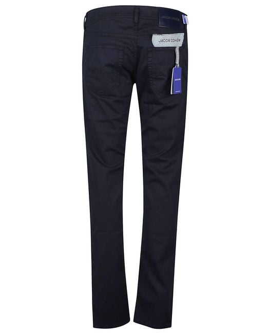 Jacob Cohen Blue 5 Pockets Jeans Super Slim Fit Nick Slim for men