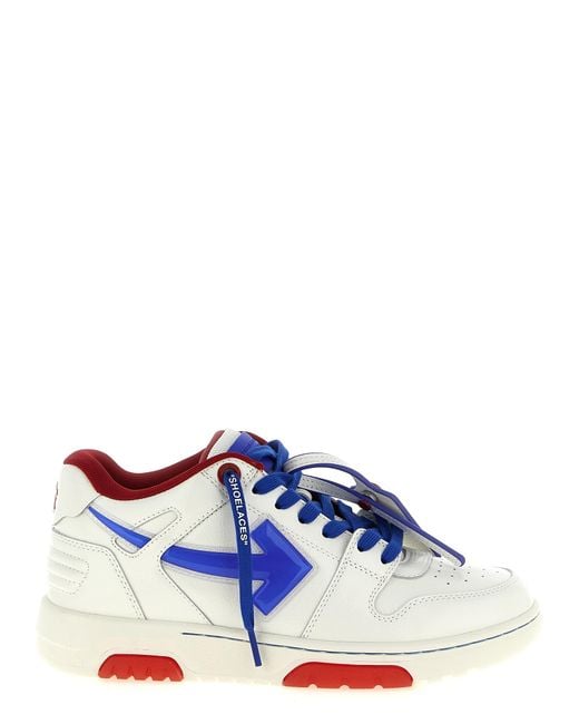 Off-White c/o Virgil Abloh Blue 'Out Of Office Bubble Arrow' Sneakers for men
