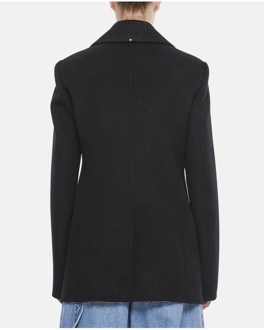 Sportmax Black Yana Wool Short Coat