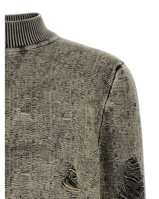 DIESEL Gray K-Fjordi Sweater for men