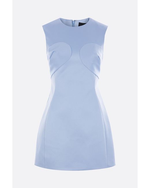 Marc Jacobs Blue Seamed Up Mini Dress