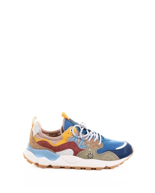 Flower Mountain Blue Sneakers for men