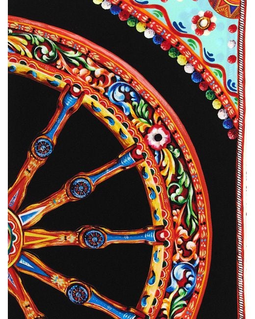 Dolce & Gabbana Multicolor Silk Scarf