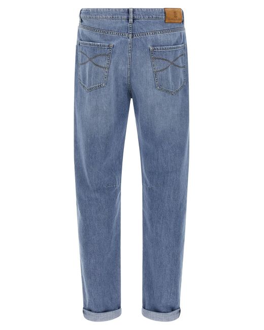 Brunello Cucinelli Blue Denim Jeans for men