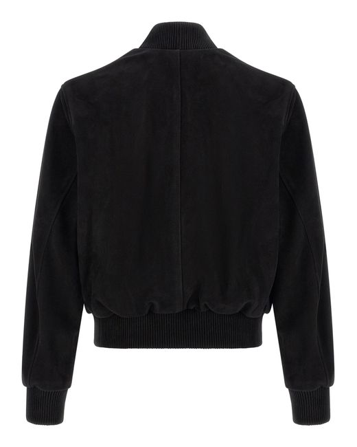 AMI Black 'Ami De Coeur' Jacket for men
