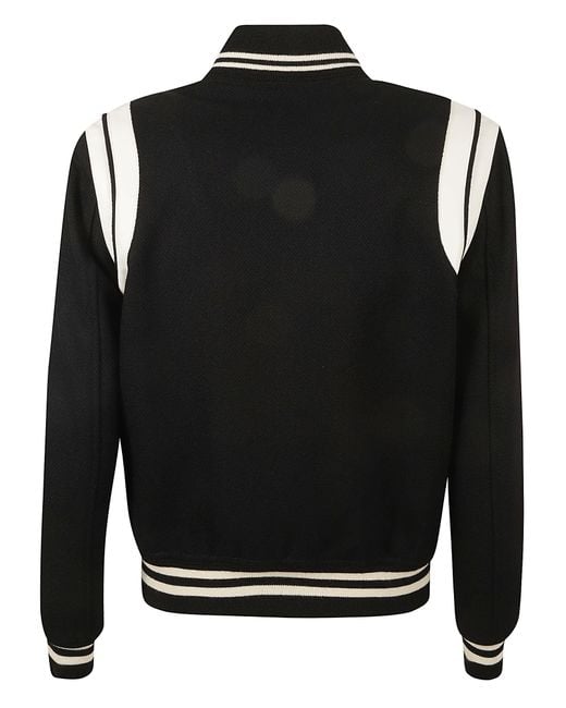 Saint Laurent Black Teddy Bomber for men