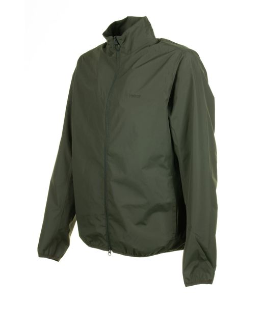 Barbour Green Jacket With Zip for men