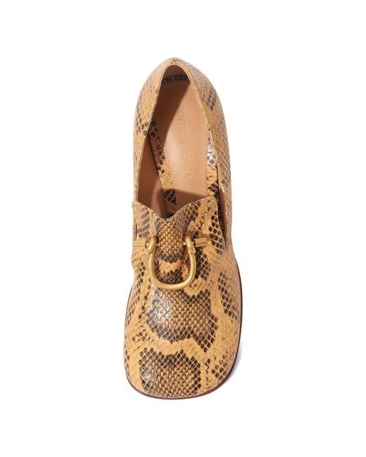 Bottega Veneta Natural 90Mm Python-Print Pumps