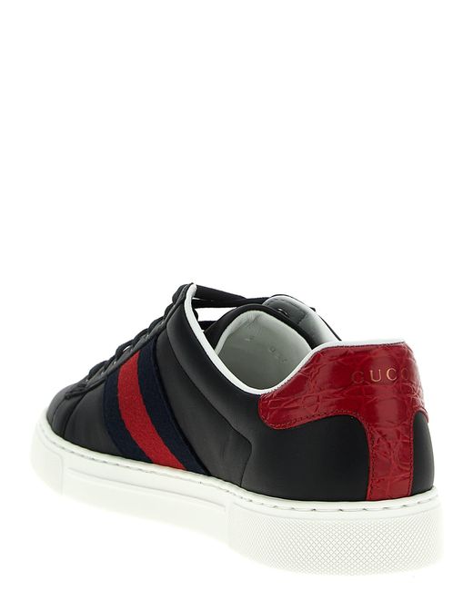 Gucci Black Ace Sneakers for men