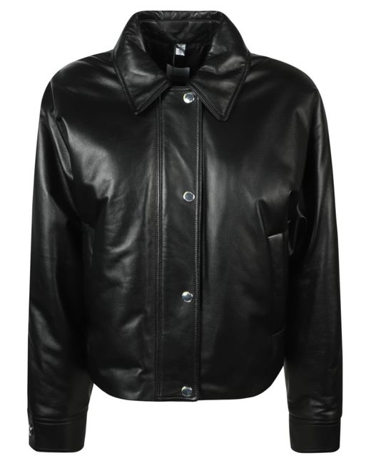Burberry Ayton Leather Jacket in Black | Lyst