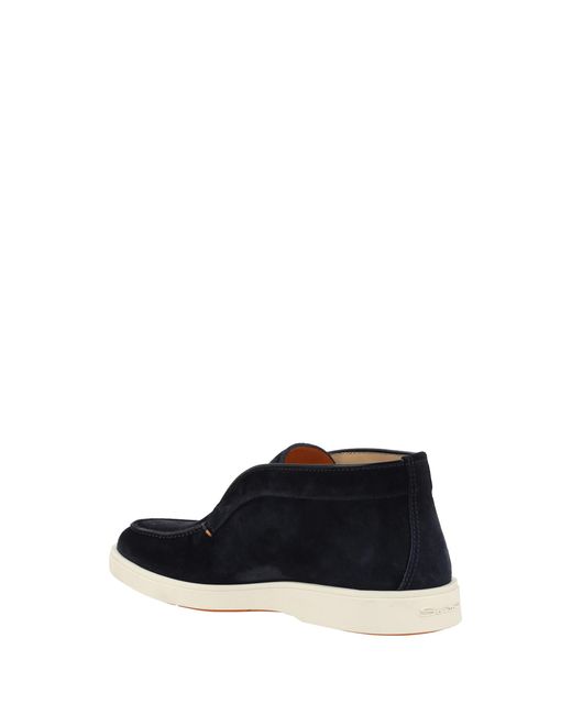 Santoni White Trainers for men