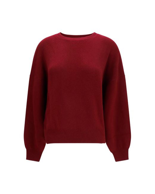 Lisa Yang Red Veira Sweater Kashmir/Capra Hircus