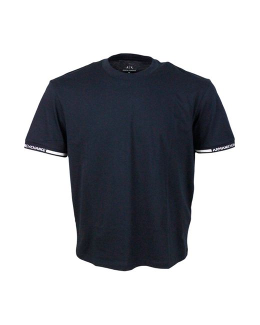 Armani Blue T-shirts And Polos for men