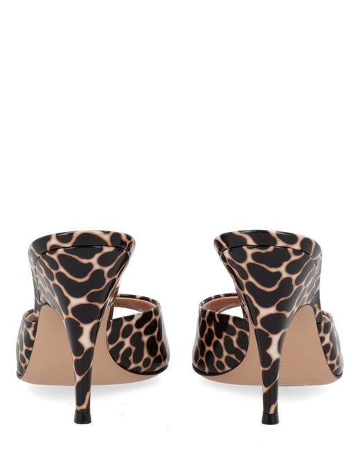 Gianvito Rossi Natural Mule Sofia Lamb Leather