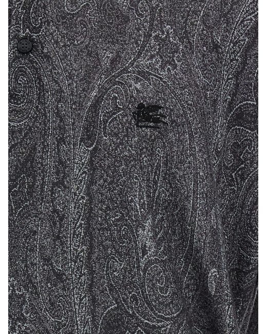 Etro Gray Polo for men