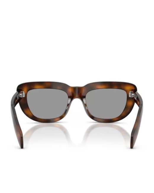 Prada Brown Pr D07S Acetato Sunglasses