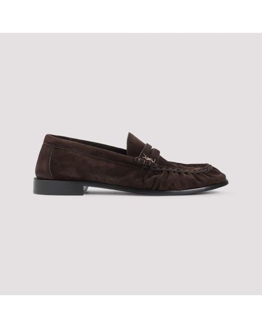 Saint Laurent Brown Le Loafers for men