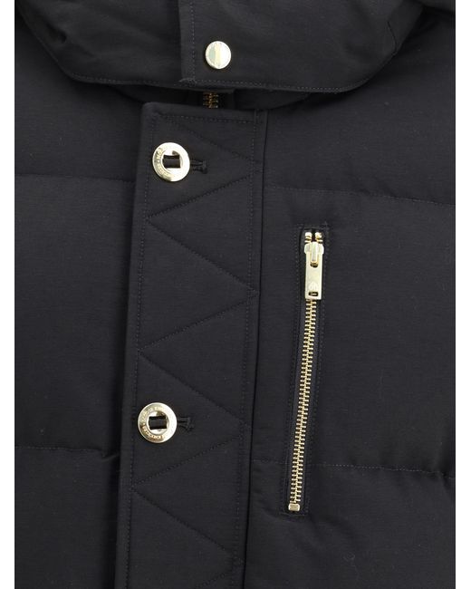 Moose Knuckles Black Series 3Q Shearling Jacket Cotton; Nylon for men