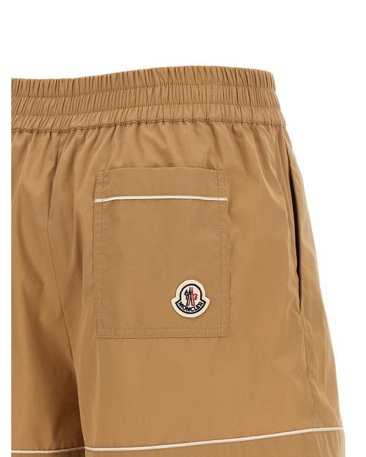 Moncler Natural Nylon Bermuda Shorts