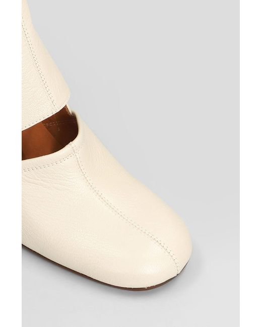 Chie Mihara Natural Sonli High Heels Ankle Boots
