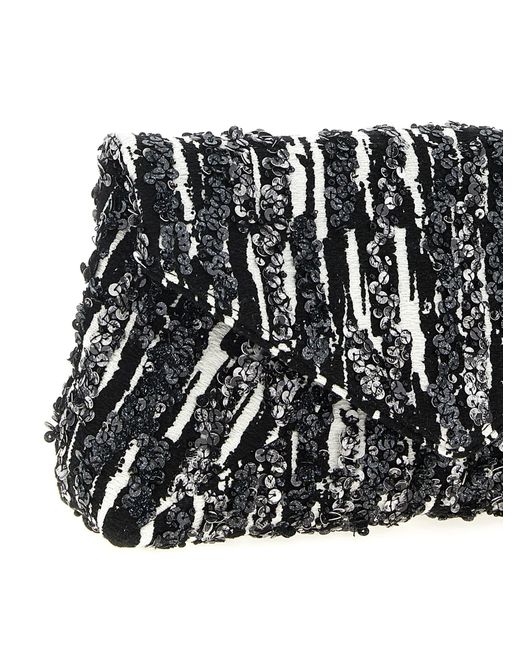 Dries Van Noten Black 'W.L. Clutch