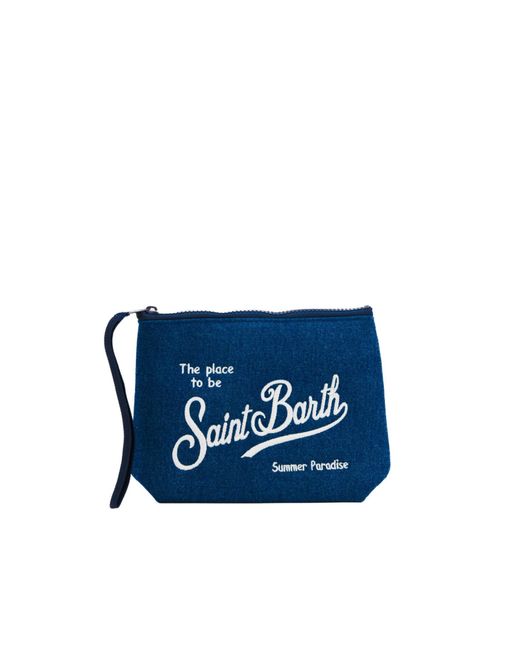 Mc2 Saint Barth Blue Aline Clutch Bag for men