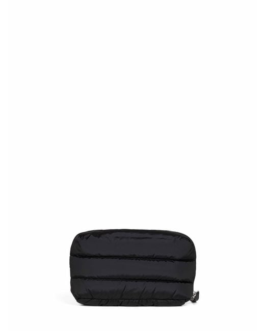 Moncler Black Beauty Case Caradoc Quilted Nylon Polyamide Accessory