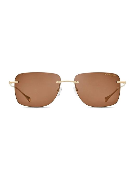 Dita Lancier Brown Lsa 119 Titanio Sunglasses for men