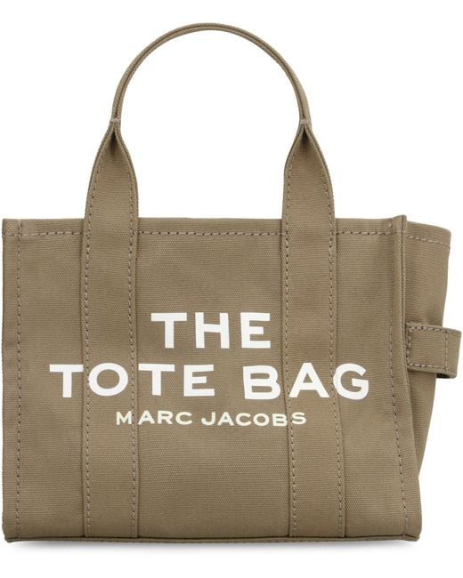 Marc Jacobs Metallic Tote Bag Canvas Cotton
