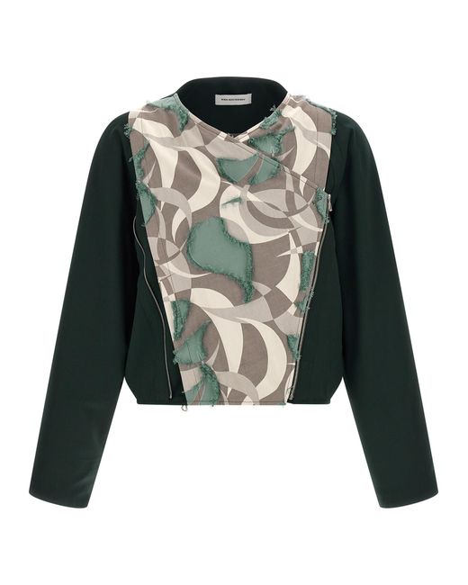 Kiko Kostadinov Green 'Csomor' Blouson for men