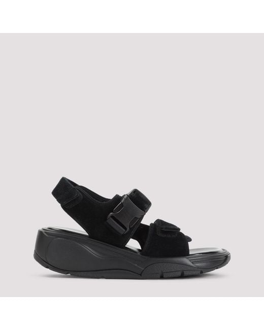 Phoebe Philo Black Pace Runner Sneakers Suede Leather Rubber Shoe