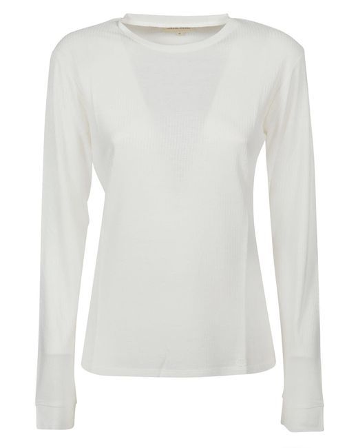 Loulou Studio White Ortigia Long Sleeves Tshirt