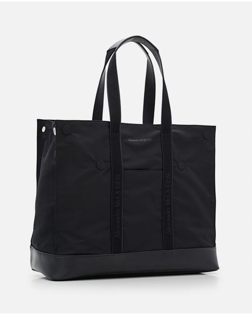 Alexander McQueen De Ta Tote Bag in Black for Men | Lyst