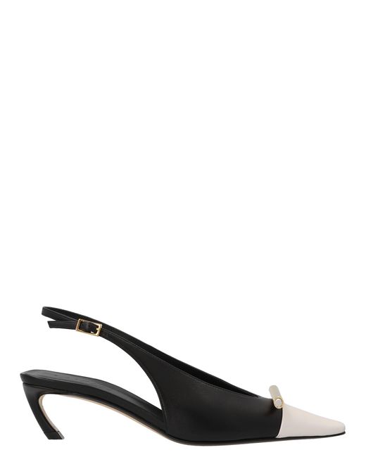 Lanvin Black 'Bico' Slingbacks