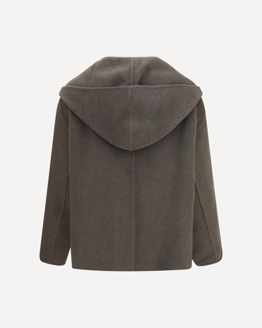 Khaite Gray Veste Dolem En Maille Army Melange Jacket