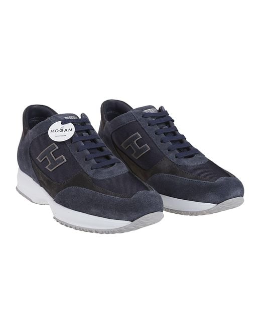 Hogan Blue Interactive Sneakers for men