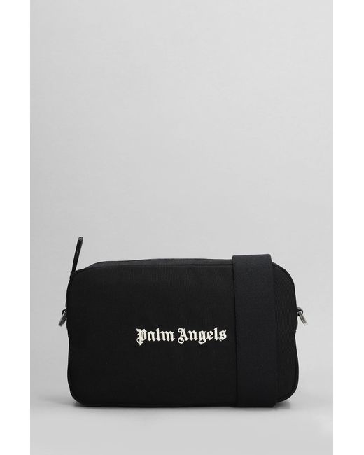 Palm Angels Black Shoulder Bag for men