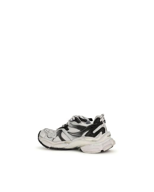 Balenciaga White Polyethylene Athletic Sneakers for men