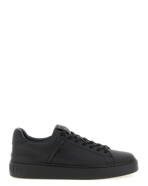 Balmain Black 'B-Court' Sneakers for men