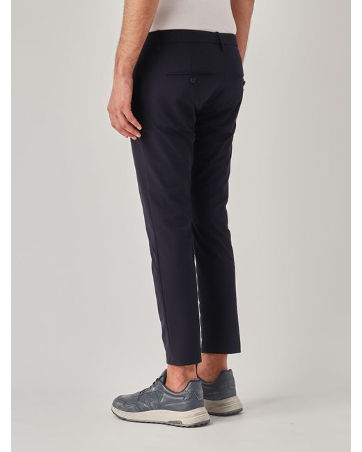 Dondup Blue Pantalone Alfredo Trousers for men