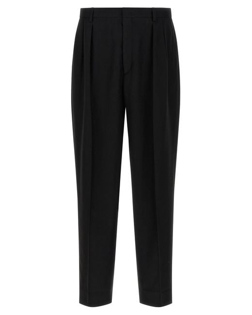 Cellar Door Black Lucio Pants Polyester for men