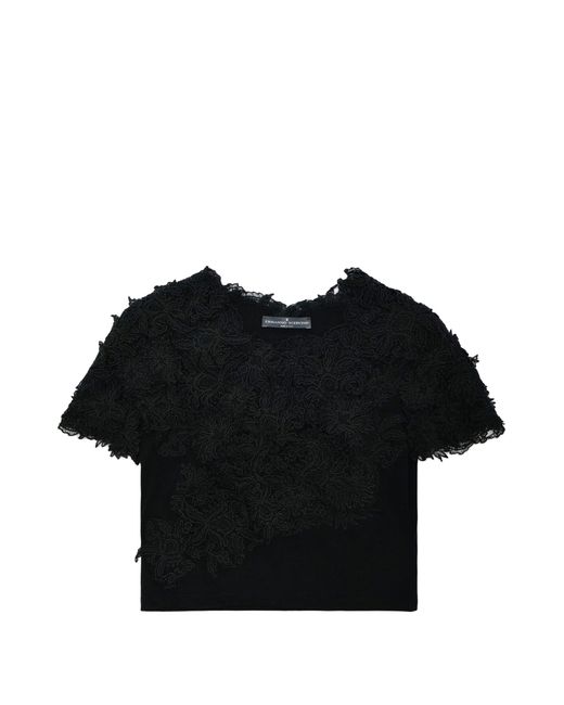 Ermanno Scervino Black T-Shirt