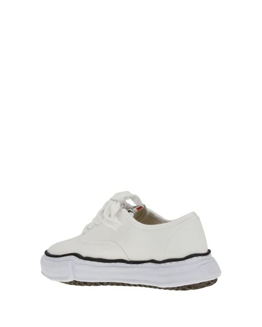 Maison Mihara Yasuhiro White Cotton Sneakers Upper: Cotton; Sole: Rubber