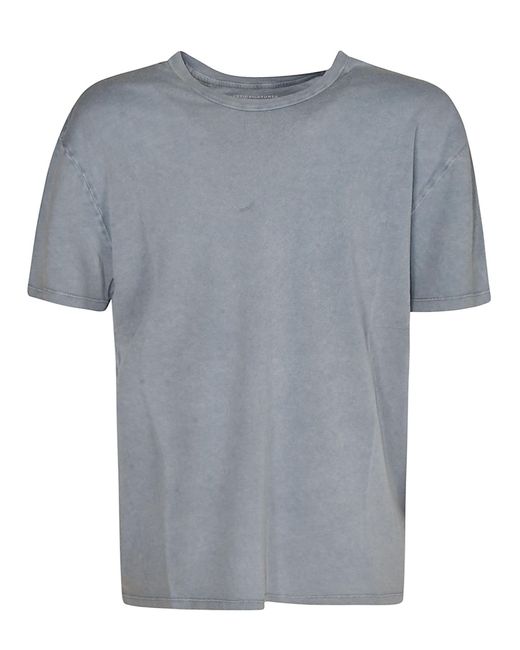 Majestic Filatures Gray Round Neck T-Shirt for men