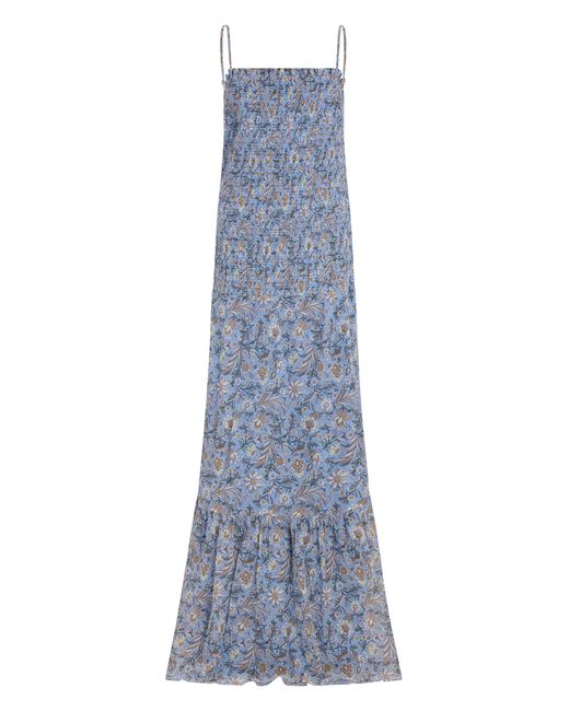 Veronica Beard Blue Long Dress Viscose