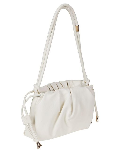 A.P.C. White Ninon Mini Shoulder Bag