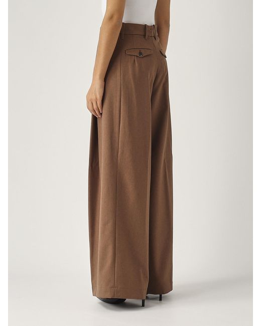 Nine:inthe:morning Brown Petra Chinos Trousers