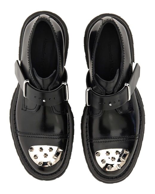 Alexander McQueen Black Loafers With Studs for men